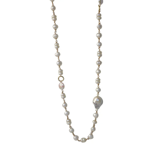 Freshwater Cultured Pearl  Necklace - Image #1