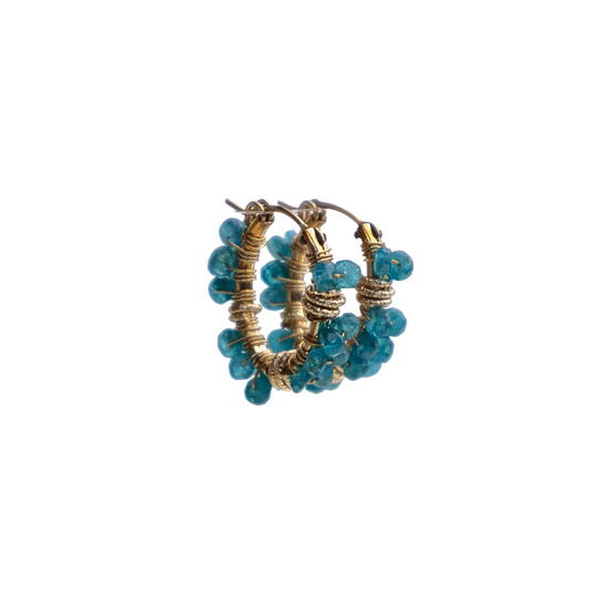 14/20 Gold Filled  Earring in Apatite