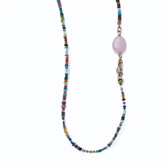 Radiant Harmony Pearl and Gem Necklace (Copy) - Image #3