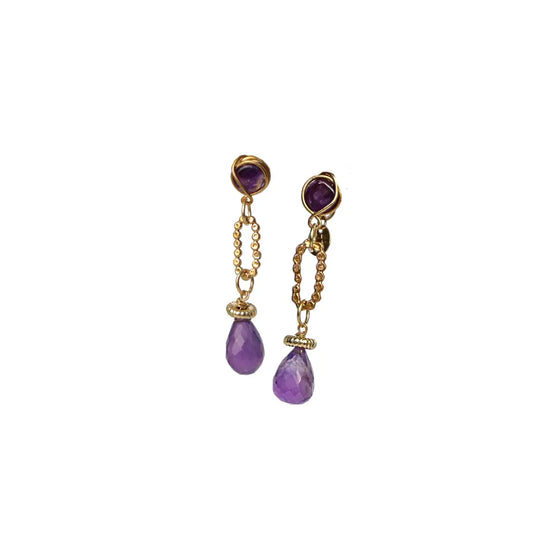 Purple Majesty Earrings - Image #1